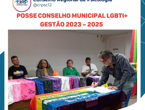 CRP-12 presente na posse do Conselho LGBTI+ de Florianópolis