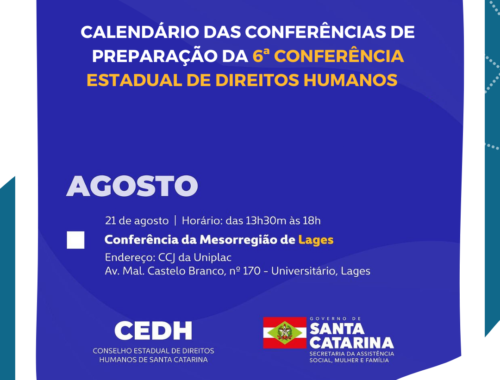 Conferências de preparação para a 6ª Conferência Estadual de Direitos Humanos