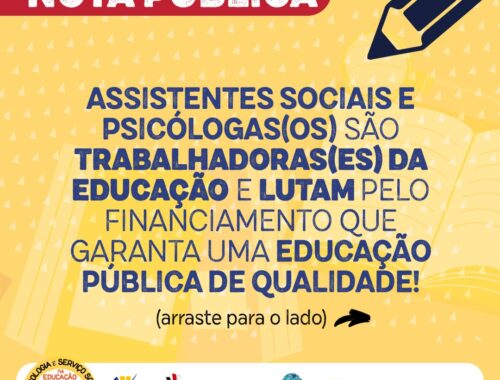 Nota Pública pela implementação da Lei 13.935/2019