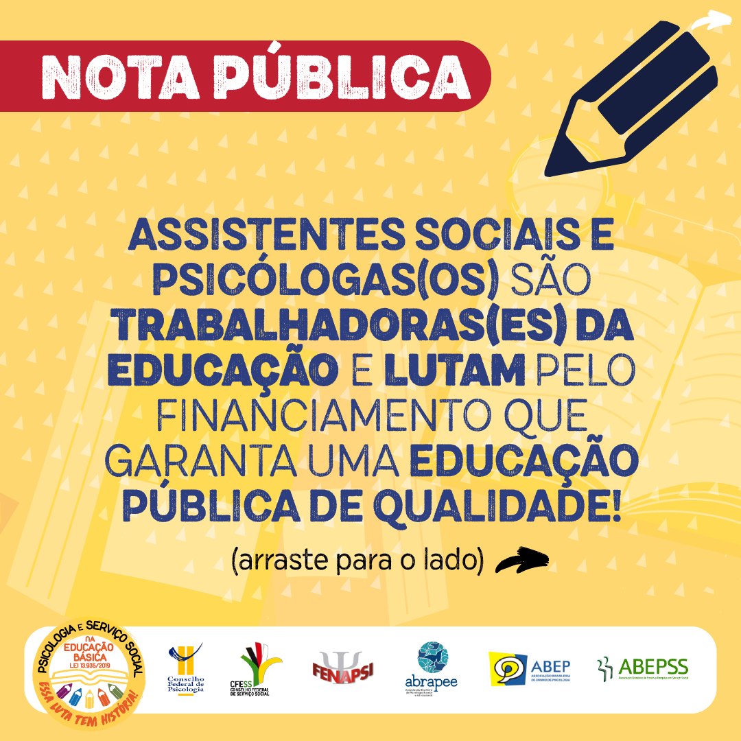 Nota Pública pela implementação da Lei 13.935/2019