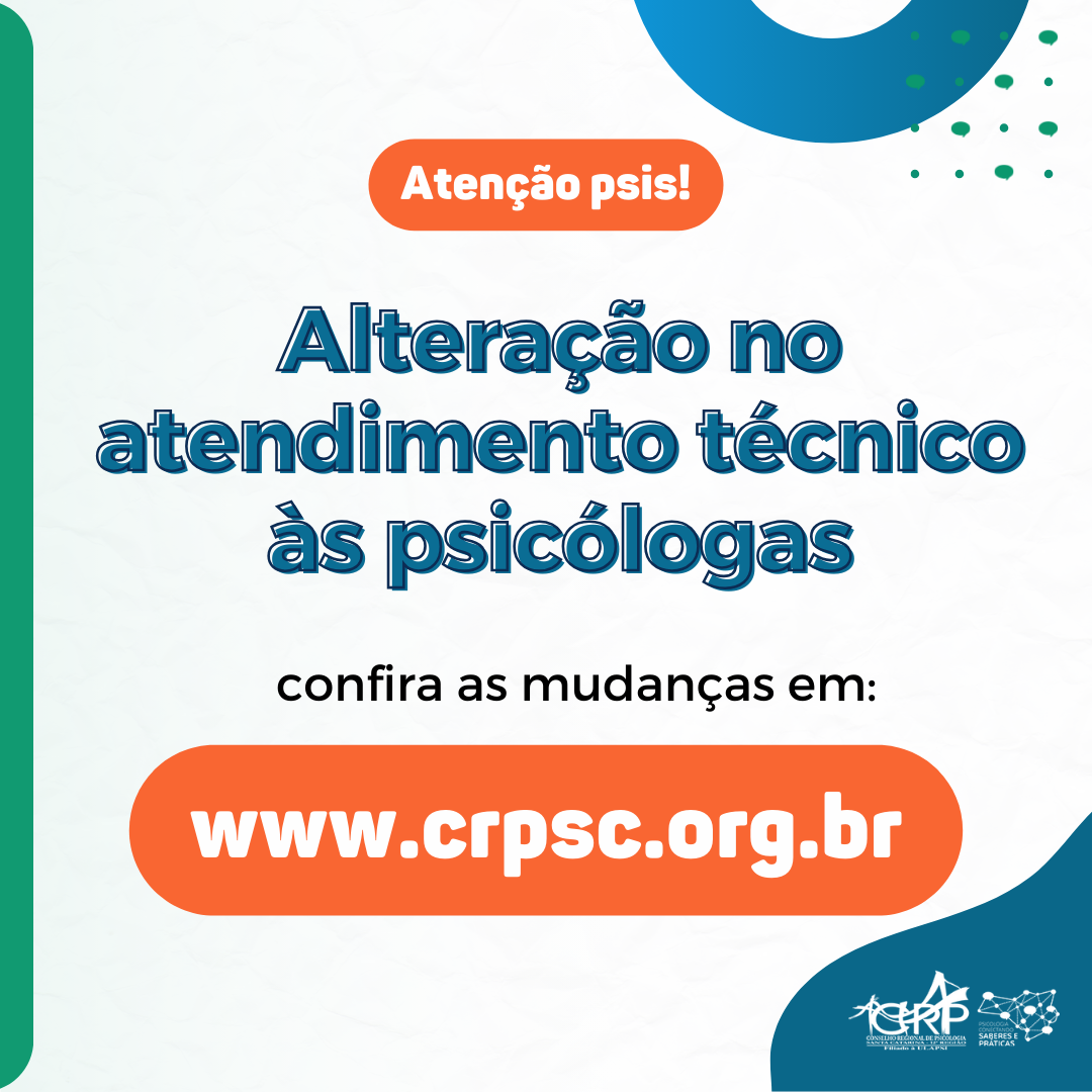 Alterações no atendimento do CRP-12