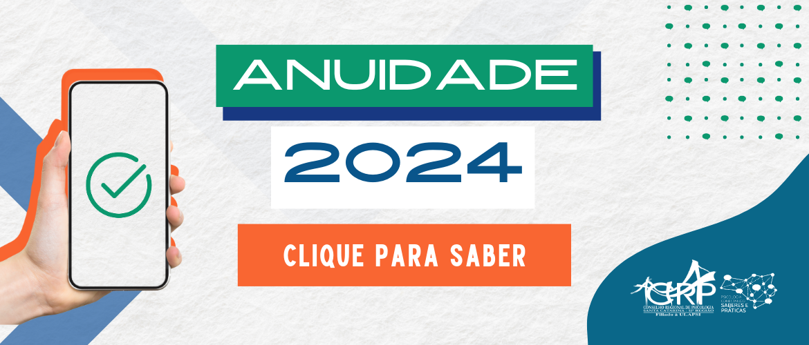 Conselho Regional de Psicologia Anuidade 2024