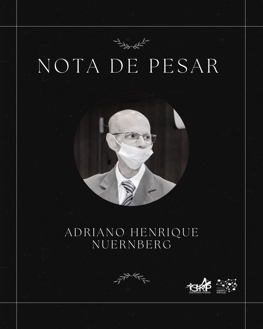 Nota de Pesar Adriano Henrique Nuernberg