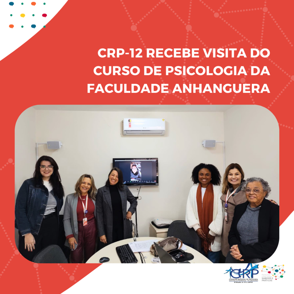 CRP-12 recebe visita do curso de Psicologia da Faculdade Anhanguera ...