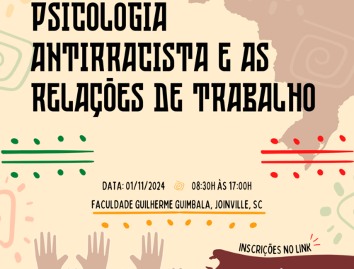 Evento: Psicologia Antirracista e as Relações de Trabalho