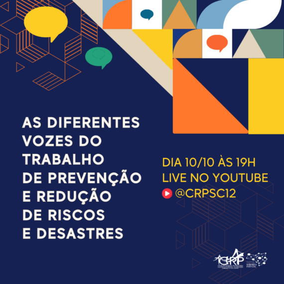 Live As diferentes vozes do trabalho de Prevenção e Redução de Riscos e Desastres