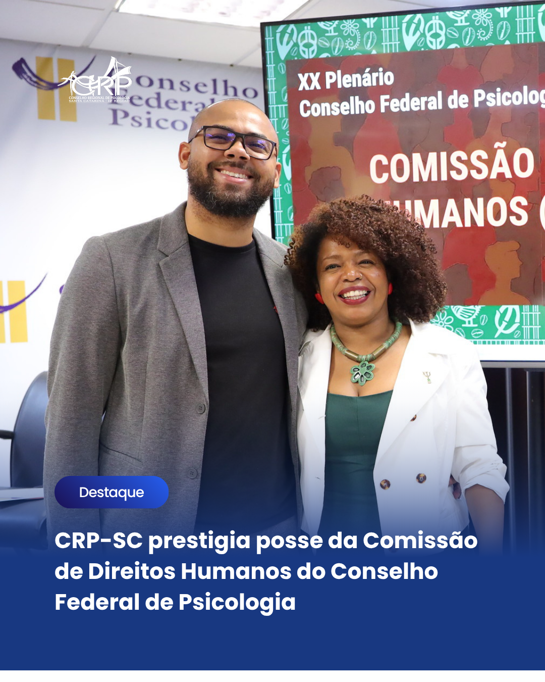 CRP-SC prestigia posse da Comissão de Direitos Humanos do Conselho Federal de Psicologia