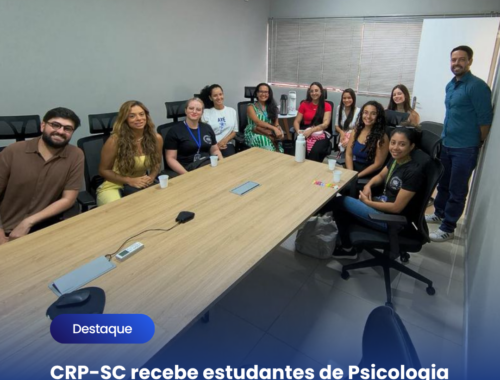 CRP-SC recebe estudantes de Psicologia para diálogo sobre ética e fiscalização profissional