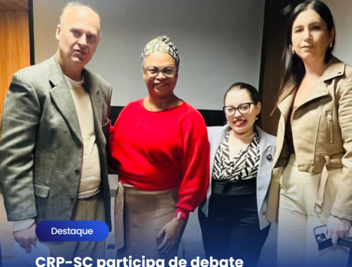 CRP-SC participa de debate promovido pelo CREA-SC sobre a NR-1 e os riscos psicossociais