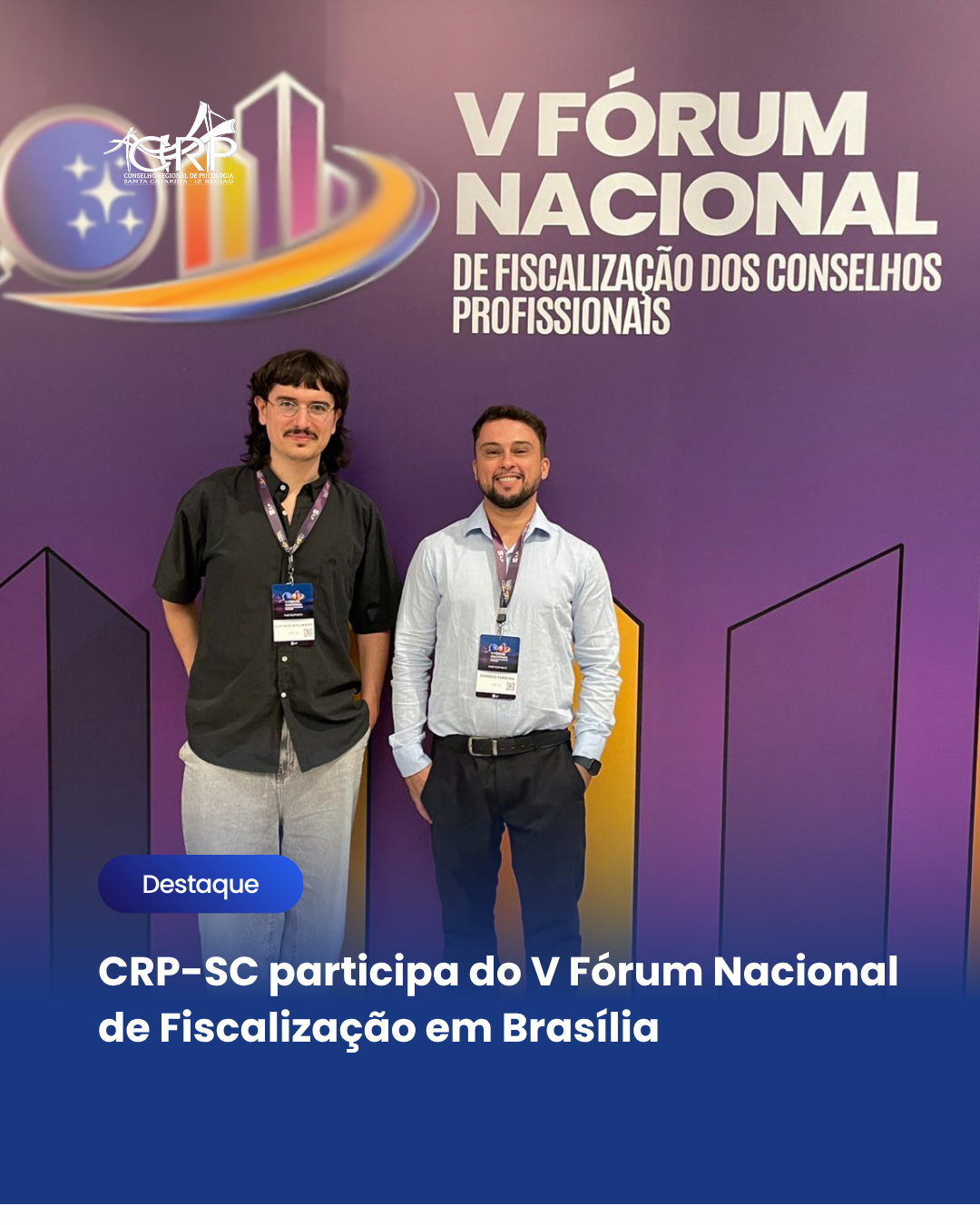 CRP-SC participa do V Fórum Nacional de Fiscalização em Brasília