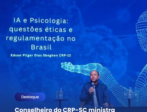 Conselheiro do CRP-SC ministra palestra sobre inteligência artificial e Psicologia na Unochapecó