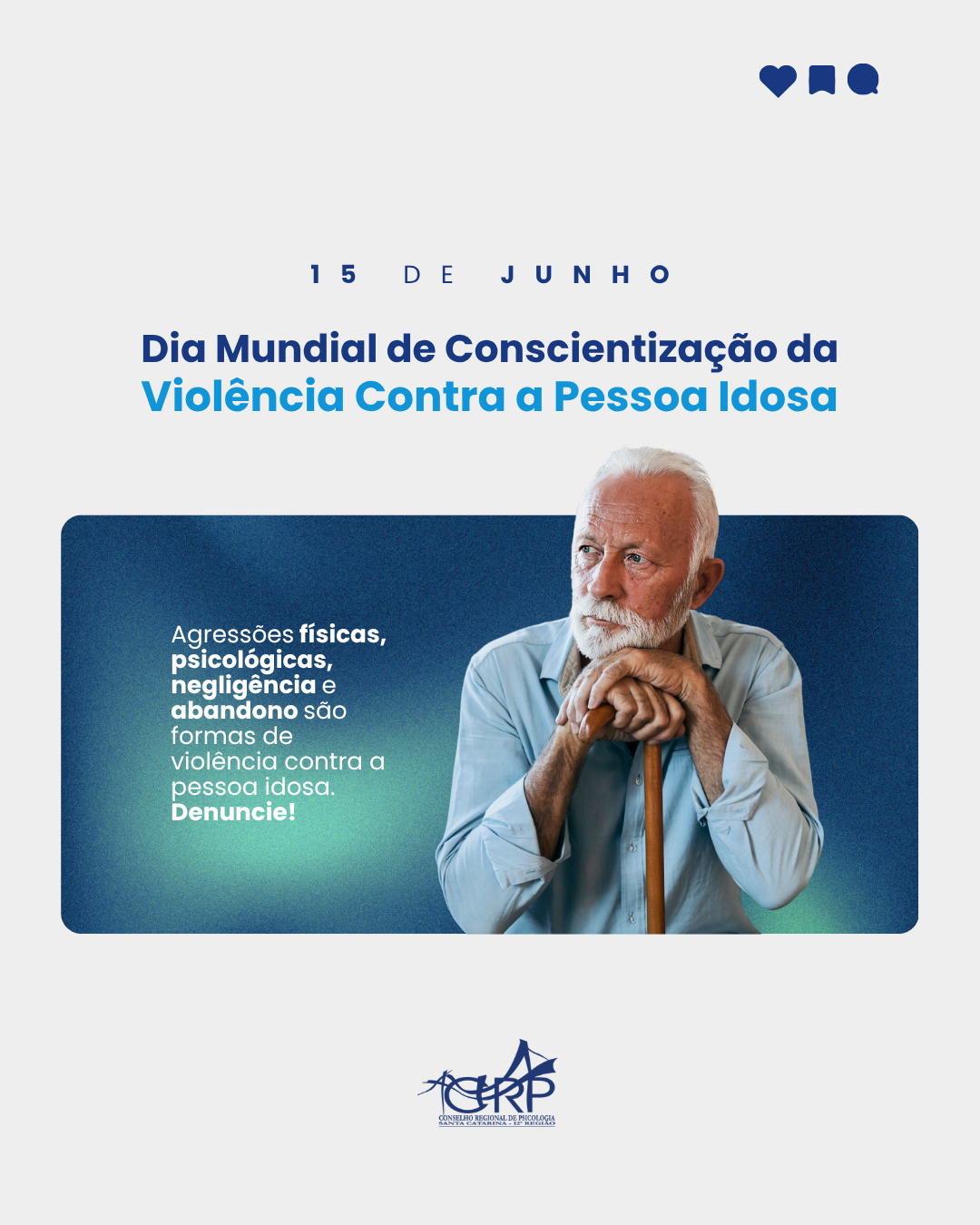 Dia Mundial de Conscientização da Violência contra a Pessoa Idosa
