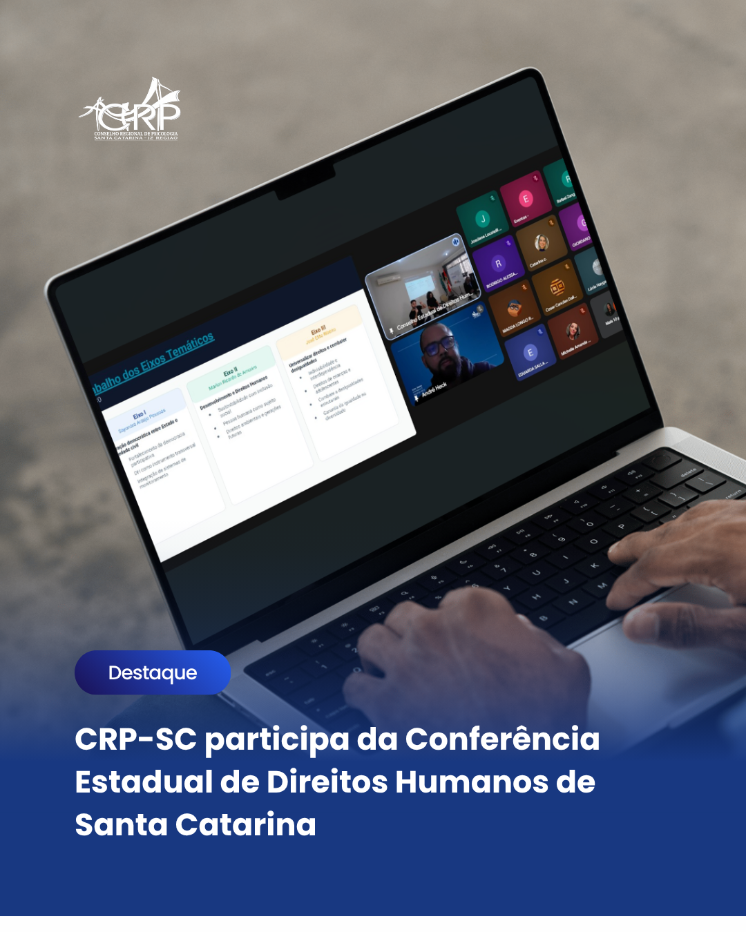 CRP-SC participa da Conferência Estadual de Direitos Humanos de Santa Catarina
