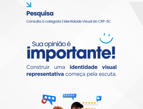 CRP-SC convida psicólogas(os) a contribuir com pesquisa sobre sua identidade visual