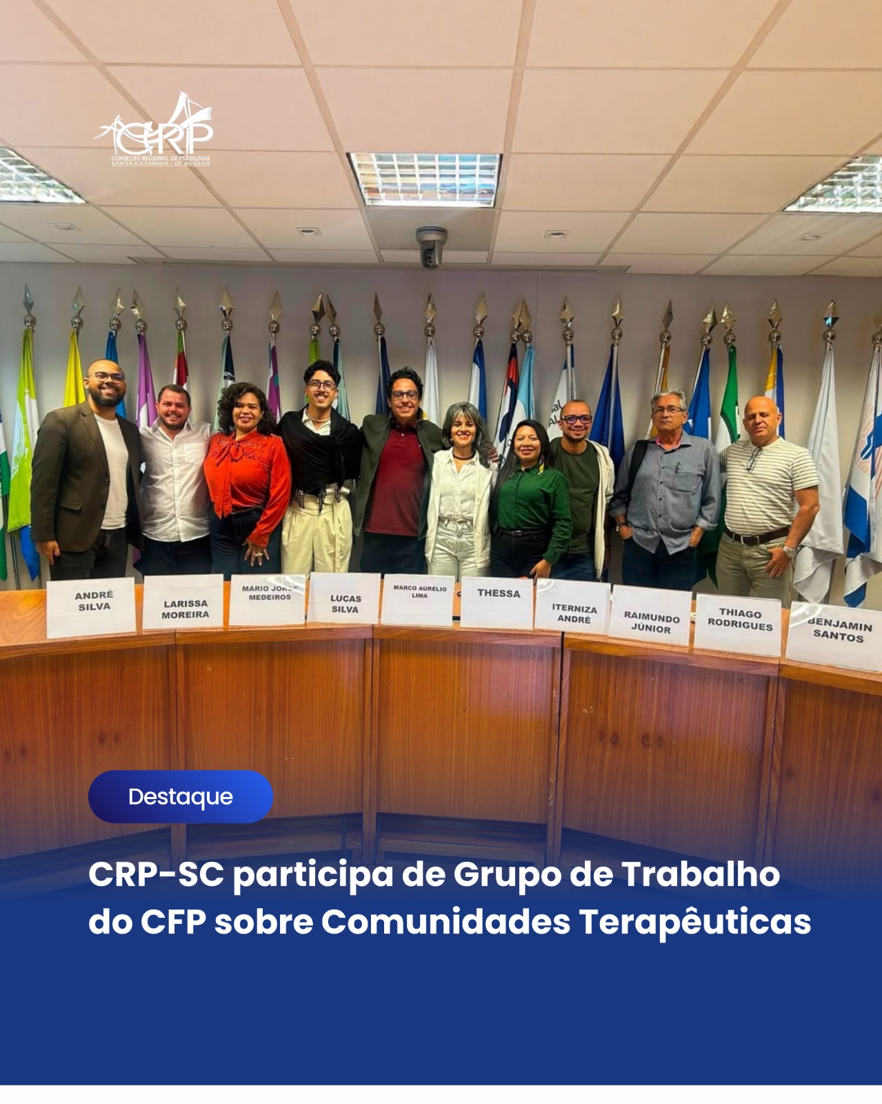 CRP-SC participa de Grupo de Trabalho do CFP sobre Comunidades Terapêuticas
