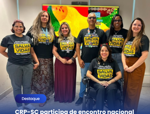 CRP-SC participa de encontro nacional sobre Psicologia do Tráfego