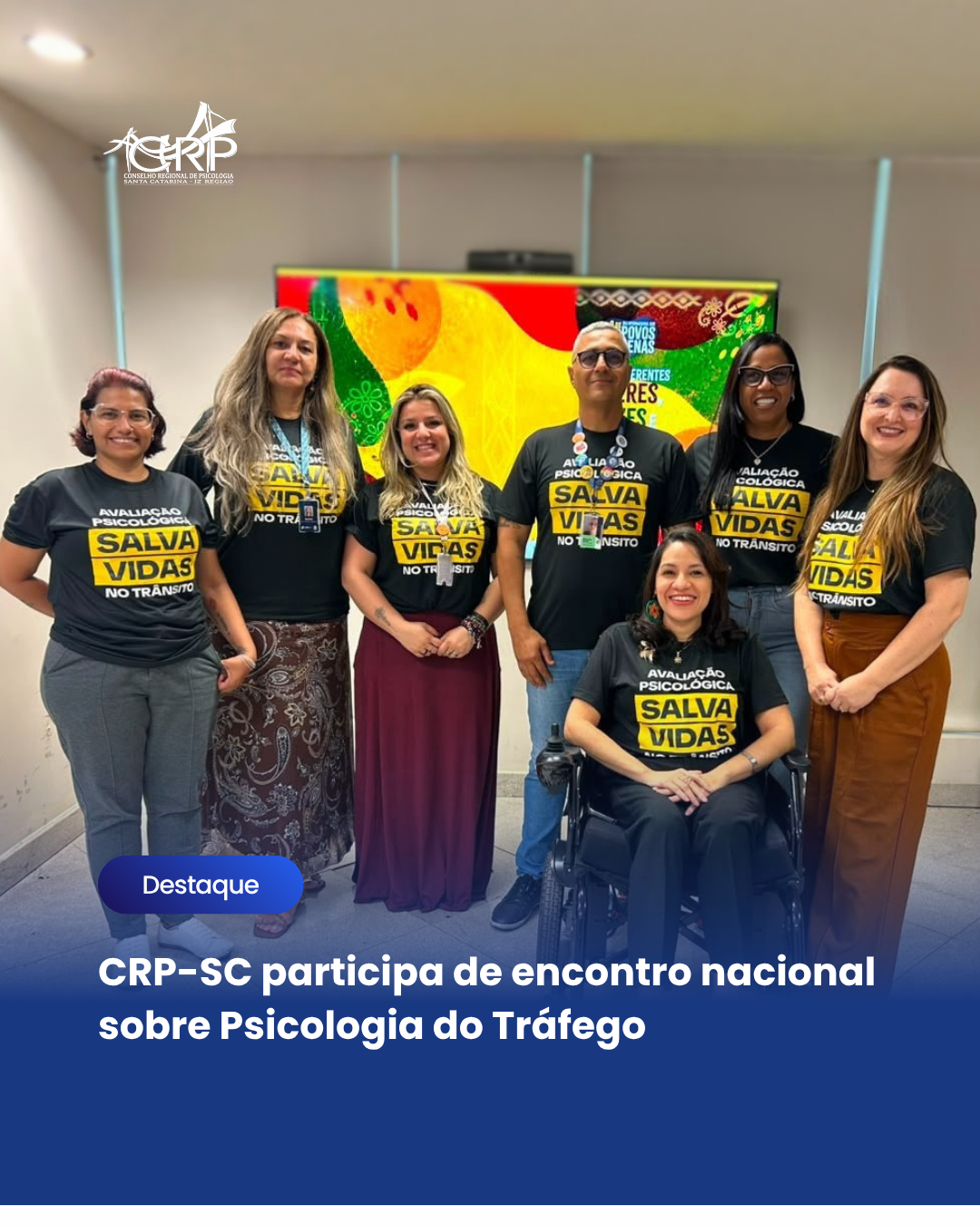 CRP-SC participa de encontro nacional sobre Psicologia do Tráfego
