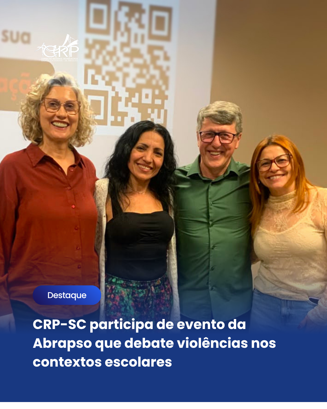 CRP-SC participa de evento da Abrapso que debate violências nos contextos escolares