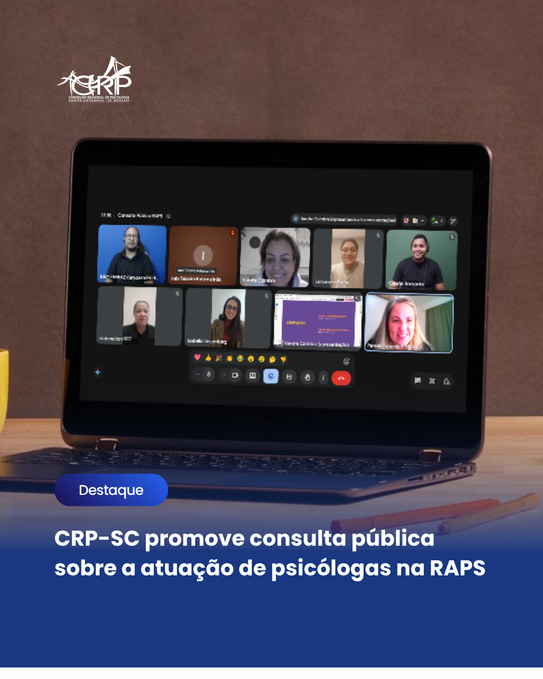 CRP-SC promove consulta pública sobre a atuação de psicólogas na RAPS