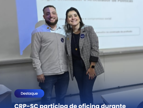 CRP-SC participa de oficina durante a Semana da Psicologia da Católica SC em Joinville
