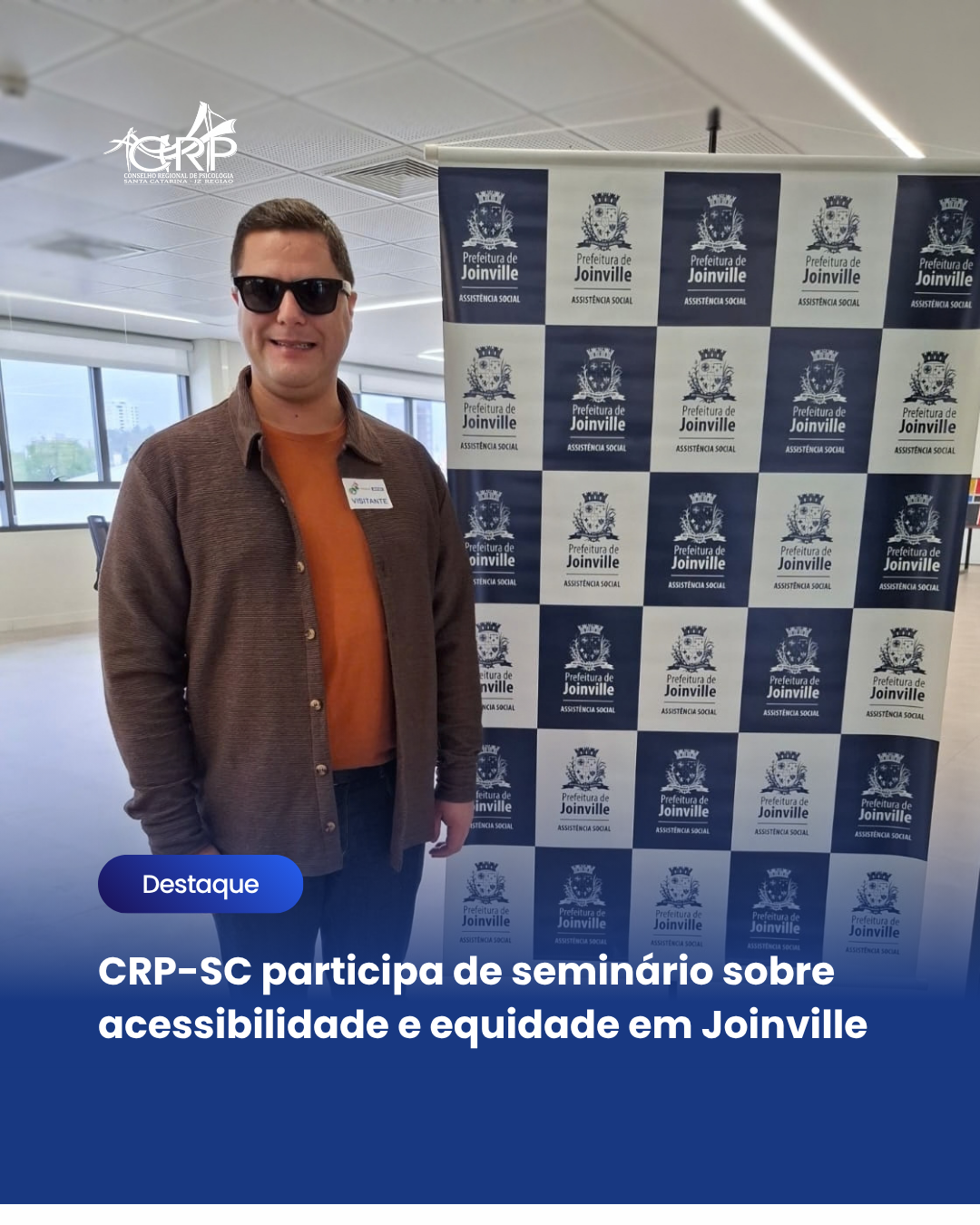 CRP-SC participa de seminário sobre acessibilidade e equidade em Joinville