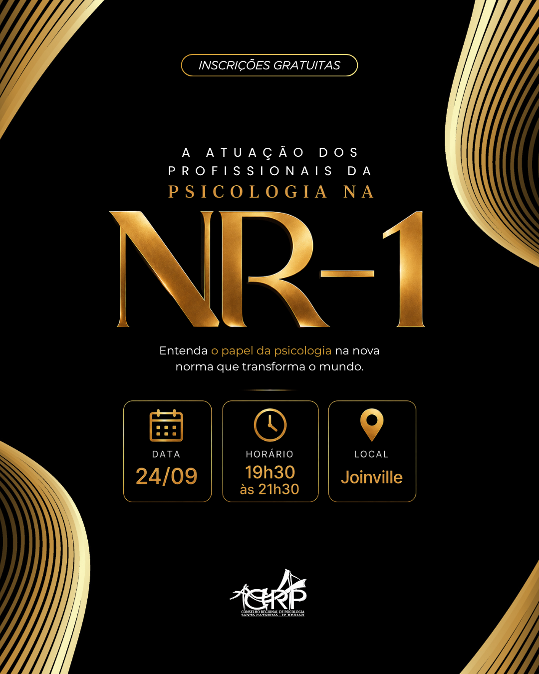 Joinville recebe encontro sobre a atuação da Psicologia na NR-1