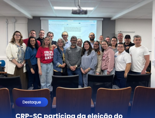 CRP-SC participa da eleição do COMUSA para o biênio 2026-2028