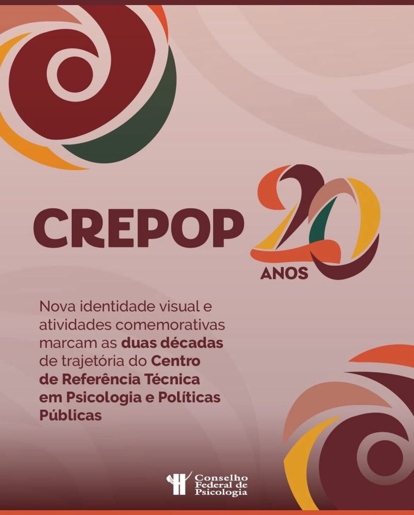 CREPOP completa 20 anos com nova identidade visual