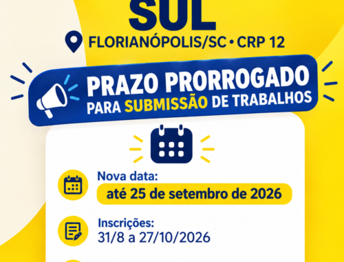 Prazo para submissão de trabalhos da 4ª Mostra SUAS – Etapa Sul é prorrogado até 25 de setembro