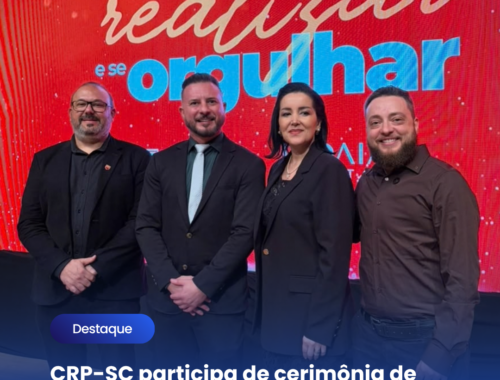 CRP-SC participa de cerimônia de compromisso de estudantes de Psicologia em Joinville